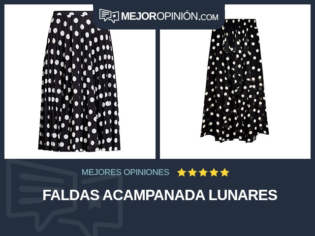 Faldas Acampanada Lunares