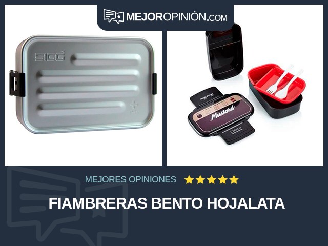 Fiambreras Bento Hojalata