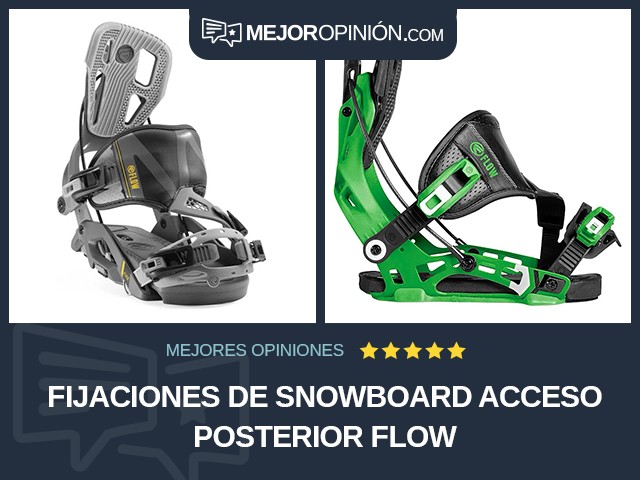 Fijaciones de snowboard Acceso posterior Flow