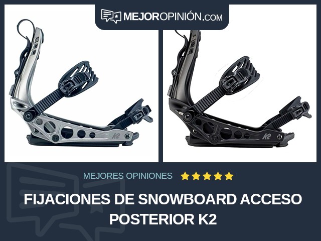 Fijaciones de snowboard Acceso posterior K2