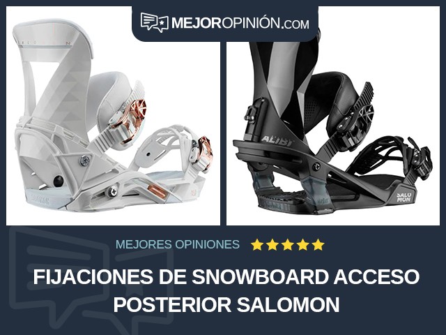 Fijaciones de snowboard Acceso posterior Salomon