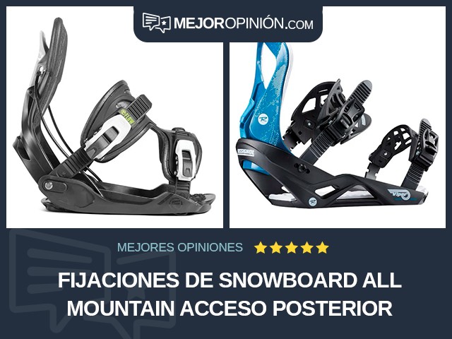 Fijaciones de snowboard All mountain Acceso posterior