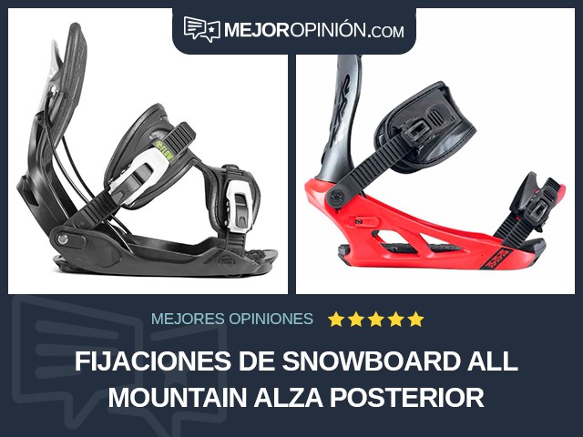 Fijaciones de snowboard All mountain Alza posterior