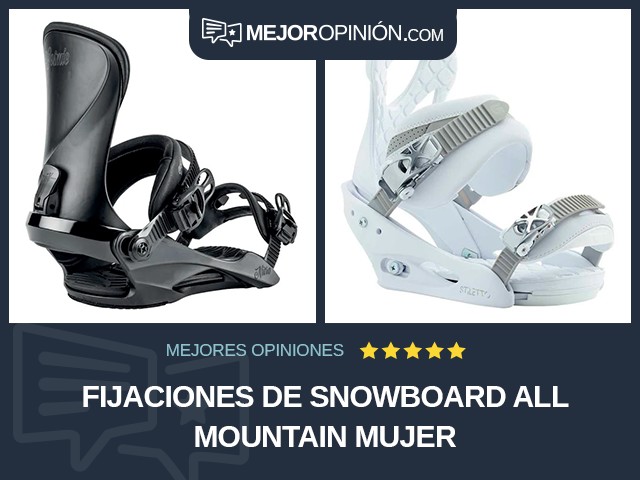 Fijaciones de snowboard All mountain Mujer