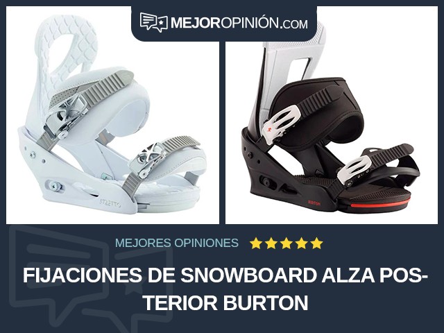 Fijaciones de snowboard Alza posterior Burton