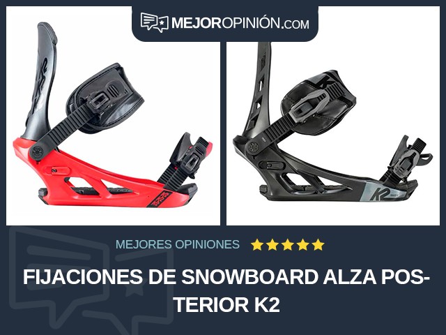 Fijaciones de snowboard Alza posterior K2