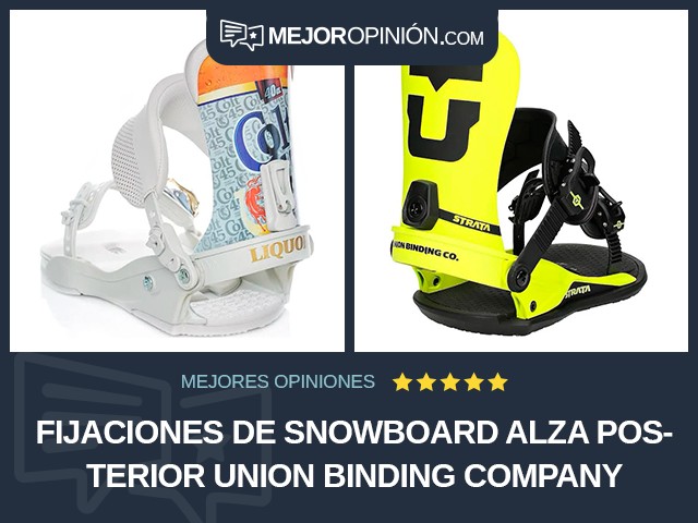 Fijaciones de snowboard Alza posterior Union Binding Company