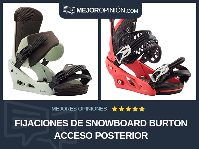 Fijaciones de snowboard Burton Acceso posterior