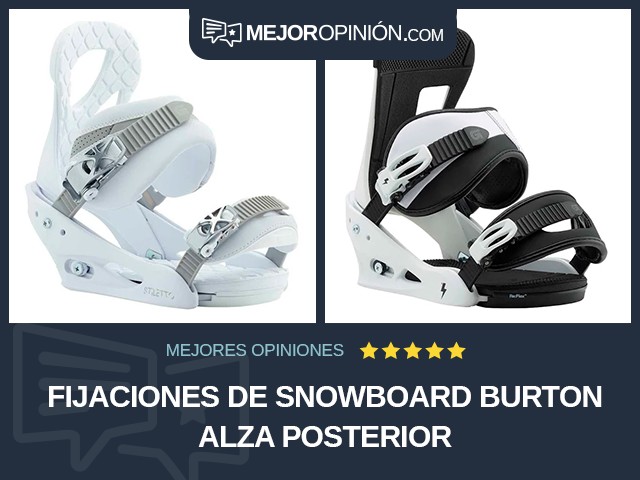 Fijaciones de snowboard Burton Alza posterior