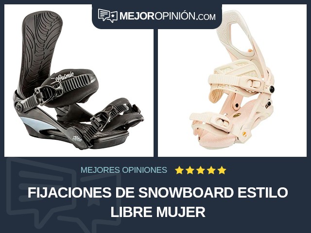 Fijaciones de snowboard Estilo libre Mujer