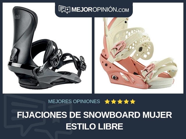 Fijaciones de snowboard Mujer Estilo libre