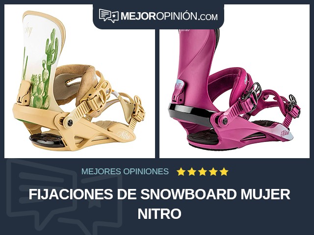 Fijaciones de snowboard Mujer Nitro