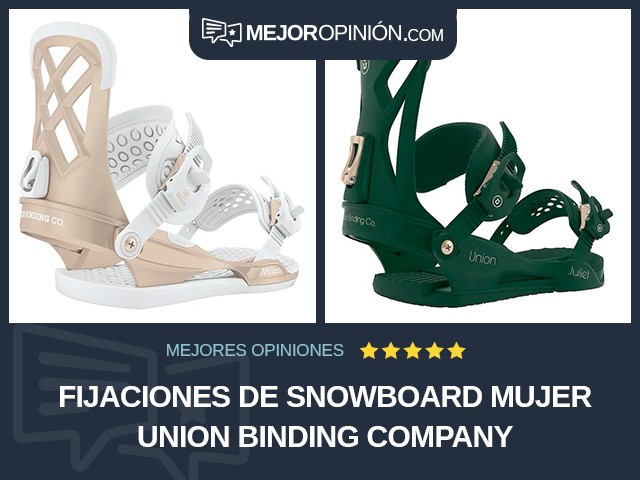 Fijaciones de snowboard Mujer Union Binding Company