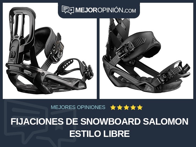 Fijaciones de snowboard Salomon Estilo libre