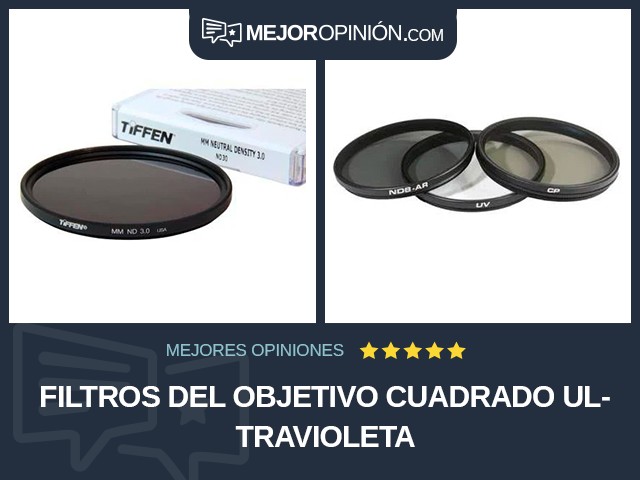 Filtros del objetivo Cuadrado Ultravioleta