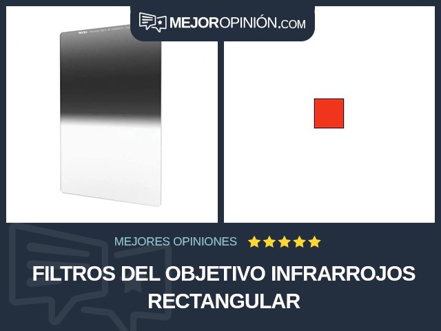 Filtros del objetivo Infrarrojos Rectangular