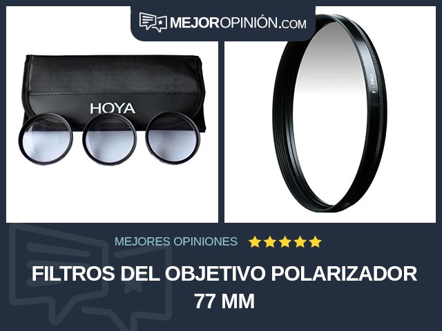 Filtros del objetivo Polarizador 77 mm