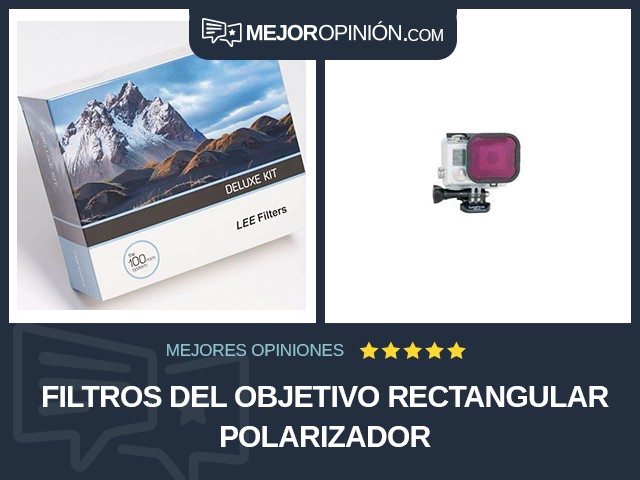 Filtros del objetivo Rectangular Polarizador