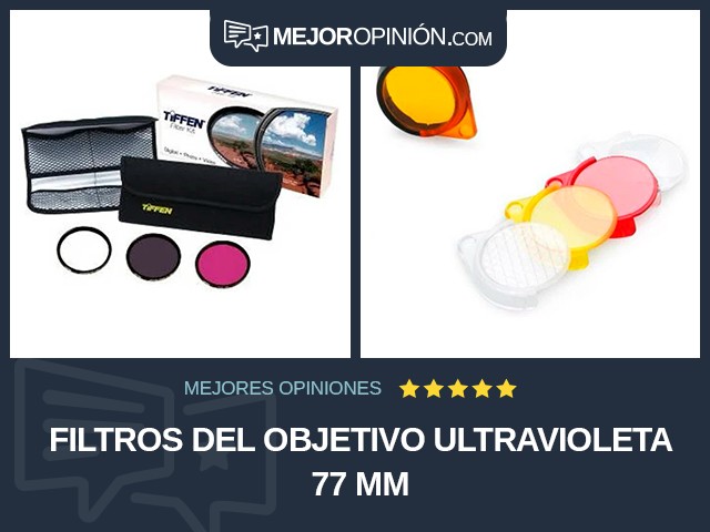 Filtros del objetivo Ultravioleta 77 mm