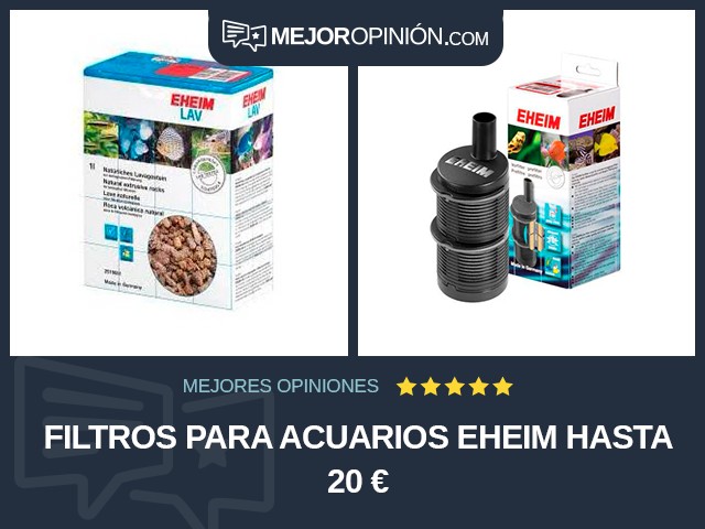 Filtros para acuarios EHEIM Hasta 20 €