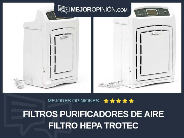 Filtros purificadores de aire Filtro HEPA Trotec