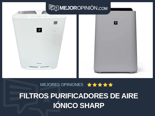 Filtros purificadores de aire Iónico Sharp