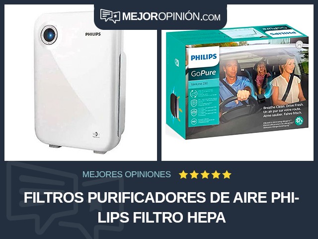 Filtros purificadores de aire Philips Filtro HEPA