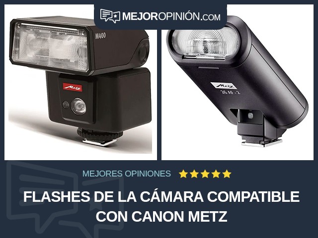 Flashes de la cámara Compatible con Canon Metz