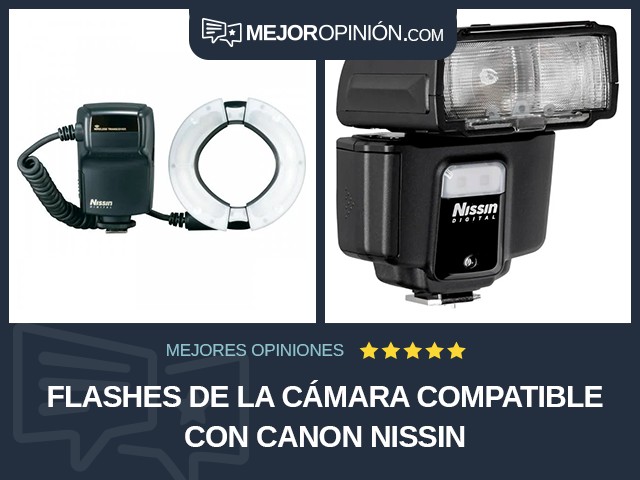 Flashes de la cámara Compatible con Canon Nissin