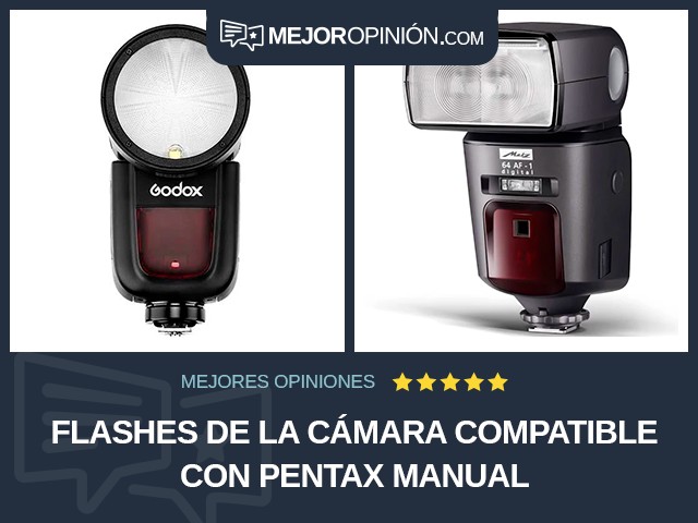 Flashes de la cámara Compatible con Pentax Manual