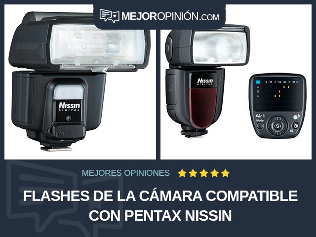 Flashes de la cámara Compatible con Pentax Nissin