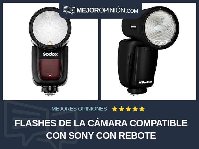 Flashes de la cámara Compatible con Sony Con rebote