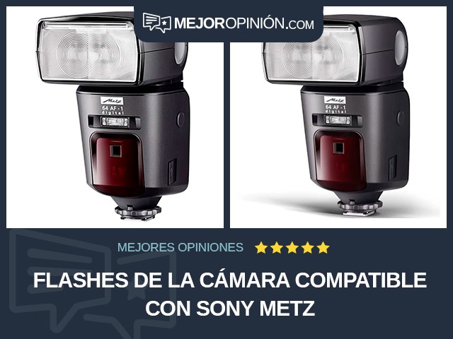 Flashes de la cámara Compatible con Sony Metz