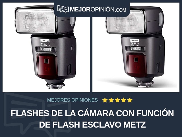 Flashes de la cámara Con función de flash esclavo Metz