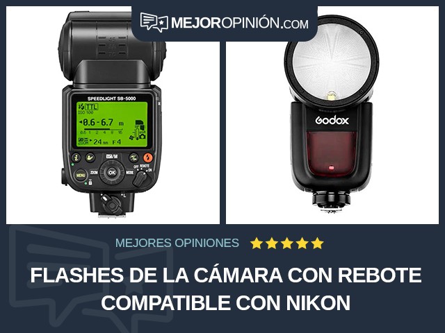 Flashes de la cámara Con rebote Compatible con Nikon