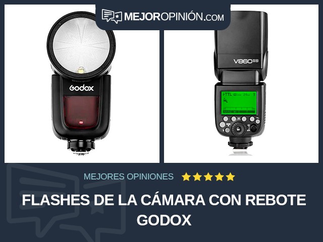 Flashes de la cámara Con rebote Godox