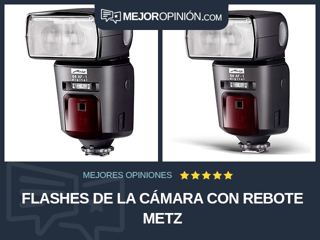 Flashes de la cámara Con rebote Metz