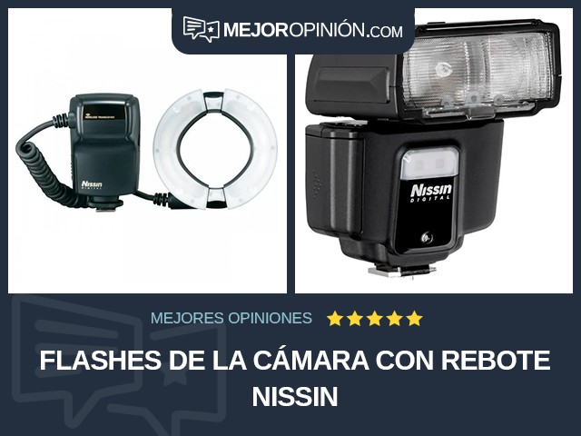 Flashes de la cámara Con rebote Nissin