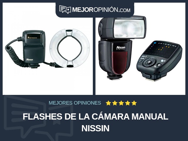 Flashes de la cámara Manual Nissin