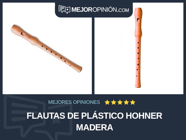 Flautas de plástico HOHNER Madera