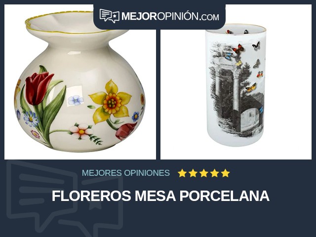 Floreros Mesa Porcelana