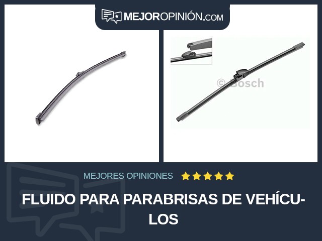 Fluido para parabrisas de vehículos