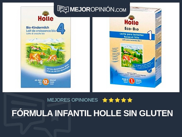 Fórmula infantil Holle Sin gluten