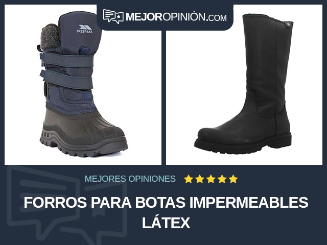 Forros para botas Impermeables Látex