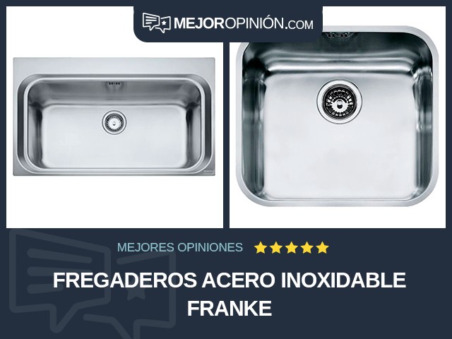 Fregaderos Acero inoxidable Franke