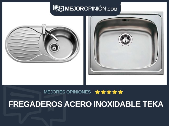 Fregaderos Acero inoxidable Teka