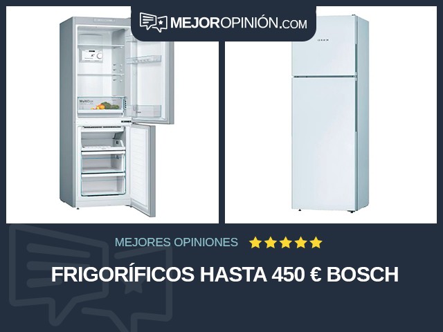 Frigoríficos Hasta 450 € Bosch