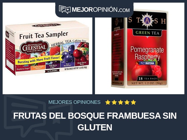 Frutas del bosque Frambuesa Sin gluten