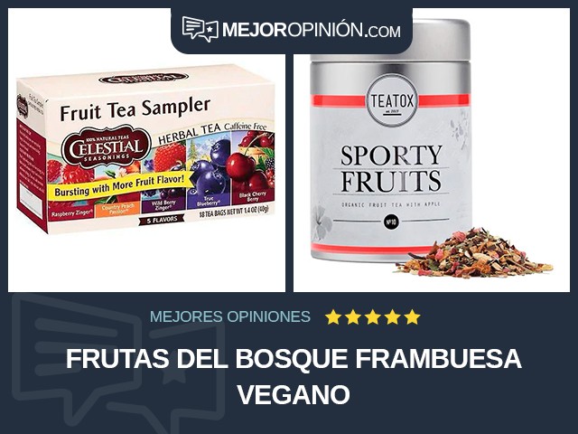 Frutas del bosque Frambuesa Vegano