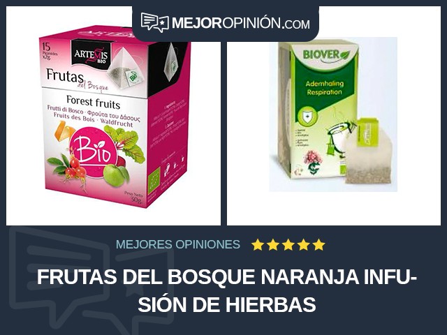 Frutas del bosque Naranja Infusión de hierbas